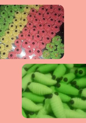 Foto resep Semprit susu ulat dan mawar kue lebaran sederhana