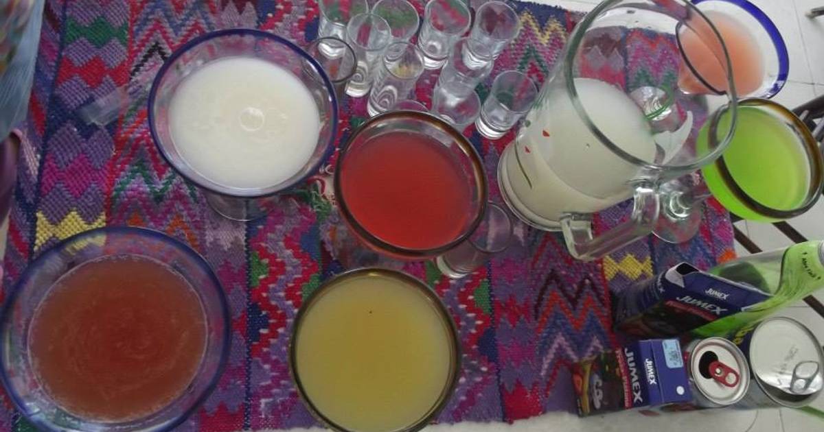 Pulque curado con mango Receta de MARTÍN GERARDO RAMÍREZ CORREA- Cookpad