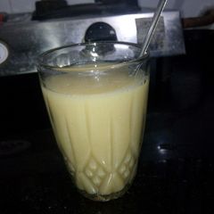 A picture of Jaun (Barley)ke Sattu ka juice.