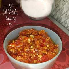 A picture of Sambal bawang.