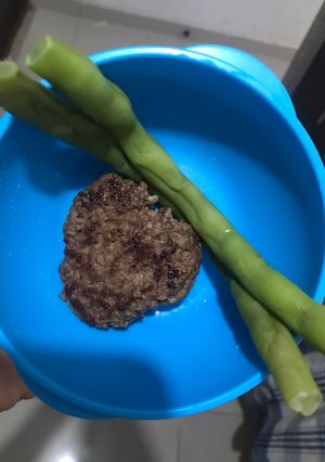 Una foto de Hamburguesa de carne BLW