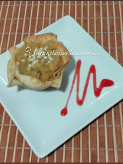 Una foto de Canastillas de manzana