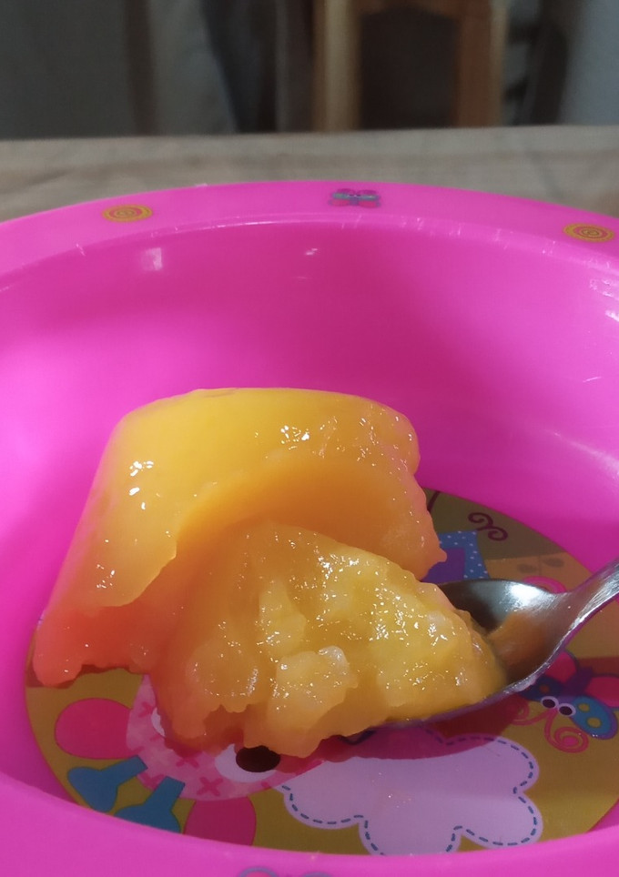 Una foto de Gelatina natural vegana y apta bebé