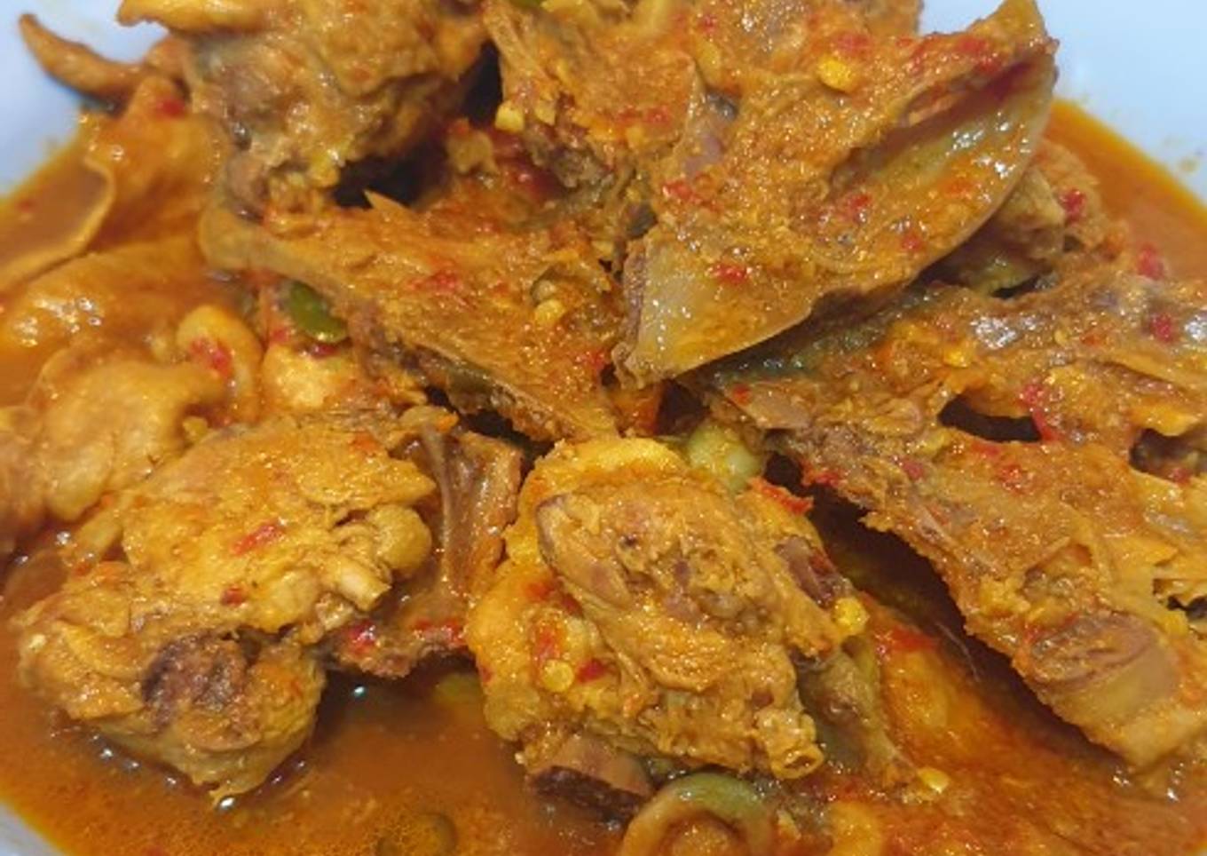 Rica rica tulang ayam (balungan)