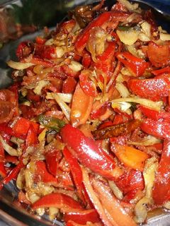 Foto resep Tumis kulit melinjo mix Teri