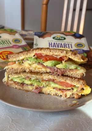 Una foto de Sándwich completo