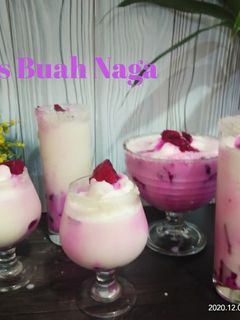Foto resep Es Buah Naga