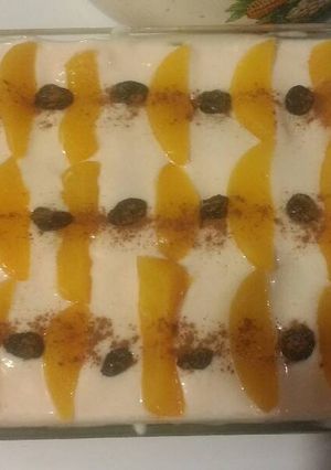 Una foto de Pastel frío de limón recuerdo de mamá