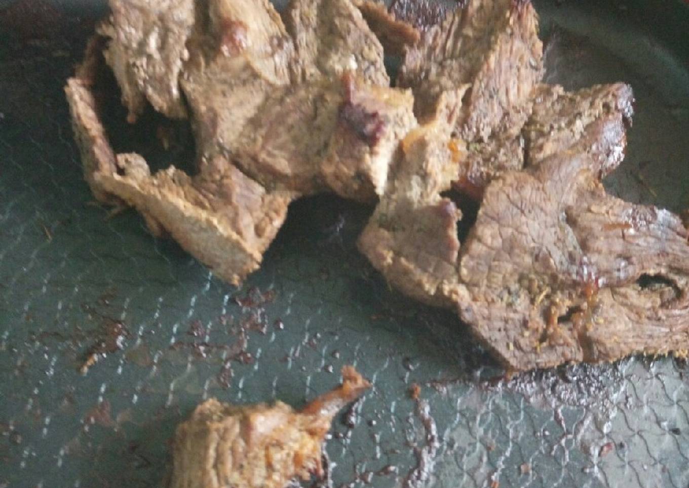 Double grilled beef
