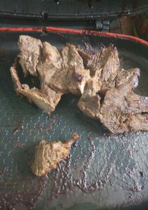 A picture of Double grilled beef.