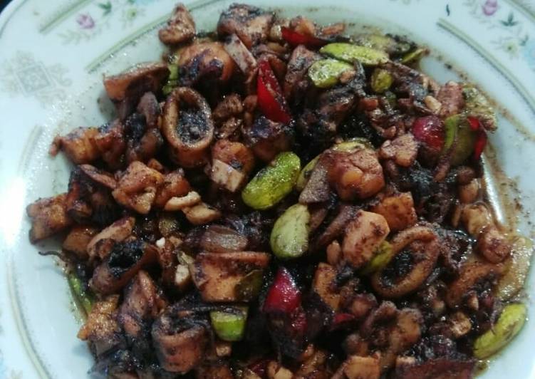 Proses meracik Tumis Cumi Pete telor asin, Menggugah Selera