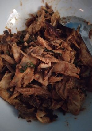 Foto resep Ikan cakalang fufu sambal kemangi simpel