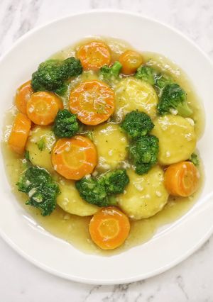 Foto resep Tofu siram Wortel & Brokoli