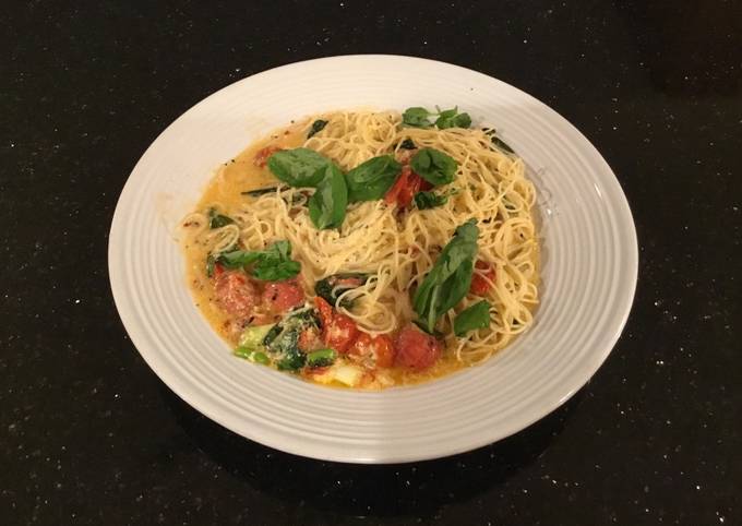 Recipe of Any-night-of-the-week Roasted garlic and Tomato Pasta