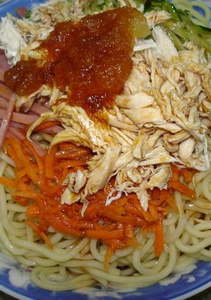 台式涼麵 的食譜成品照片