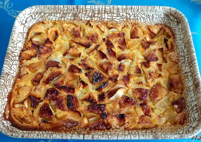 Clafoutis pommes/poires au cook expert