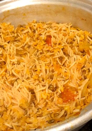صورة لوصفة ماش+عدس+ رز (موش)