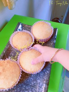 Hình của món Bánh Bông Lan Bắp - phiên bản em bé.