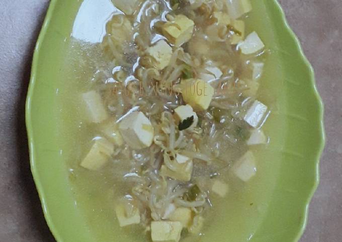 Resep Sayur Bening Toge Tahu Oleh Ani Brilian Cookpad