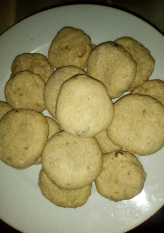 Una foto de Cookies de avena, banana y pasas de uva