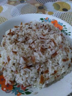 صورة لوصفة رز بالشعيريه