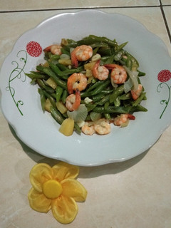 Foto resep Tumis udang buncis kentang #BikinRamadanBerkesan #20