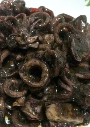 Foto resep Cumi oseng hitam (tanpa MSG)