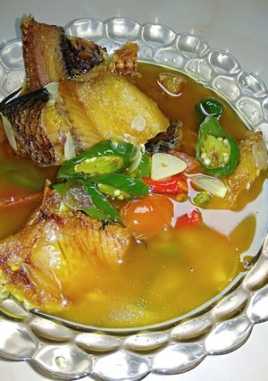 Foto resep Sayur gabus asin cabe hijau