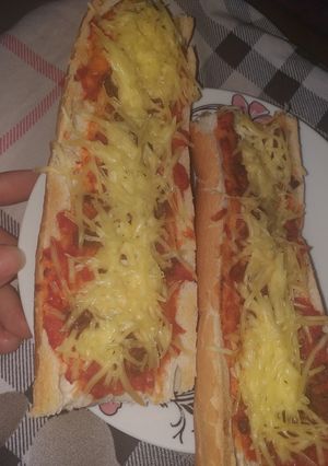 صورة لوصفة بيتزا باغيت