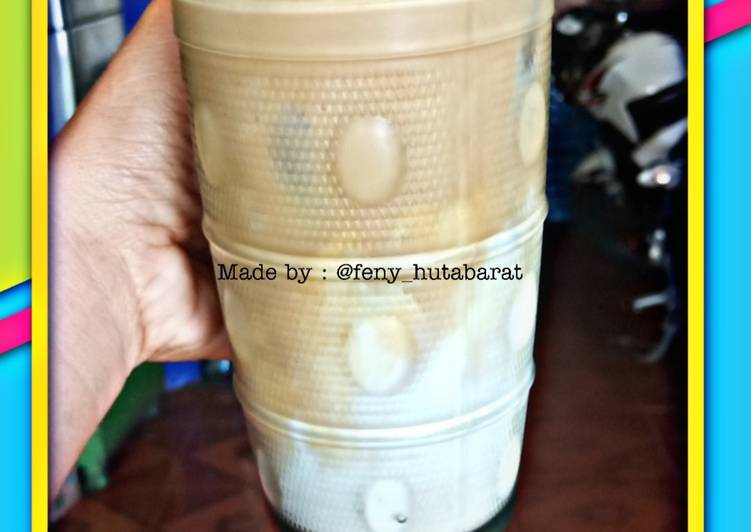 Cara termudah untuk Vegan Makan di DimeIce Capucino milk