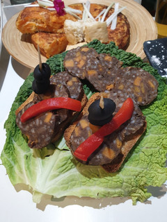 Una foto de Morcilla veggie con boniato