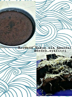 Foto resep Brownis kukus ala amanda(kw)😅