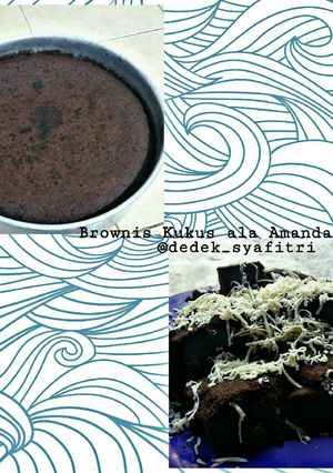 Foto resep Brownis kukus ala amanda(kw)😅