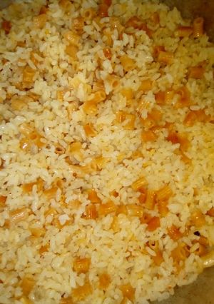 صورة لوصفة رز ومعكرونه