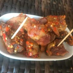 A picture of Peppered gizzard.