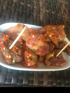 A picture of Peppered gizzard.