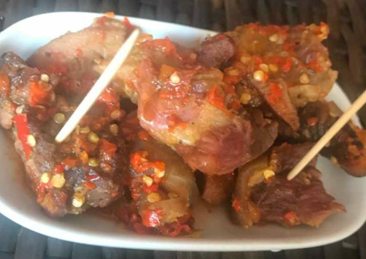 Peppered gizzard