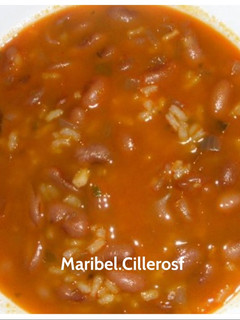 Una foto de Judías canela con arroz