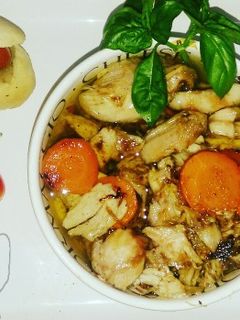 Una foto de Escabeche de pollo