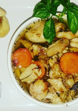 Una foto de Escabeche de pollo