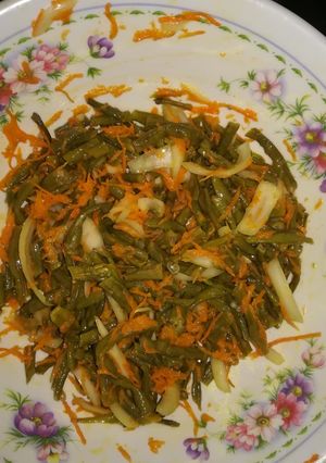Una foto de Ensalada de habichuela largas