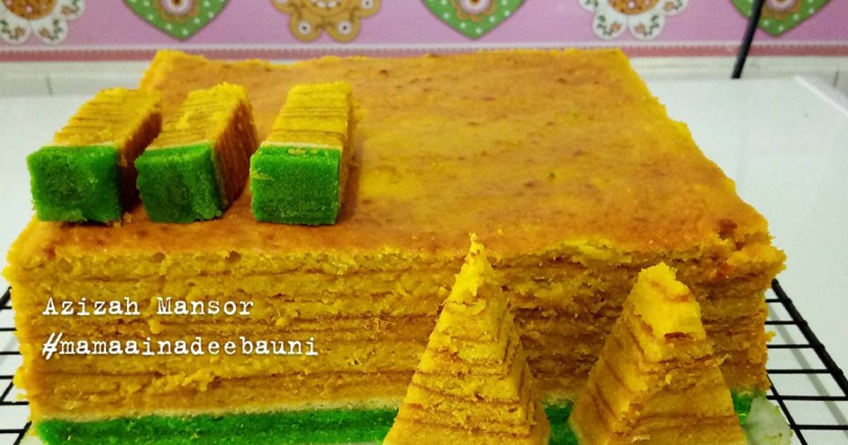 Resipi Kek Lapis Durian Oleh Azizah Mansor Cookpad