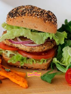 Una foto de Hamburguesa de Tofu, receta muy, muy fácil