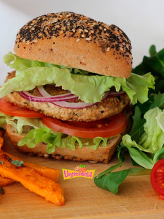 Una foto de Hamburguesa de Tofu, receta muy, muy fácil