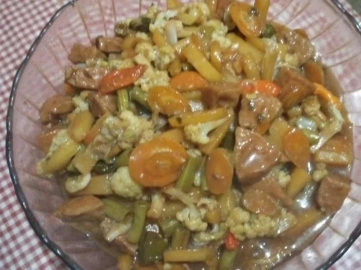 Langkah Mudah untuk Menyiapkan Resep Oseng-oseng sop-an santun yang Uenak Anti Ribet, Uenak Banget