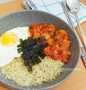 Cara Gampang Menyiapkan Easy Diet Menu: Kimchi and Tuna Over Cauliflower Rice 김치참치덮밥, Menggugah Selera