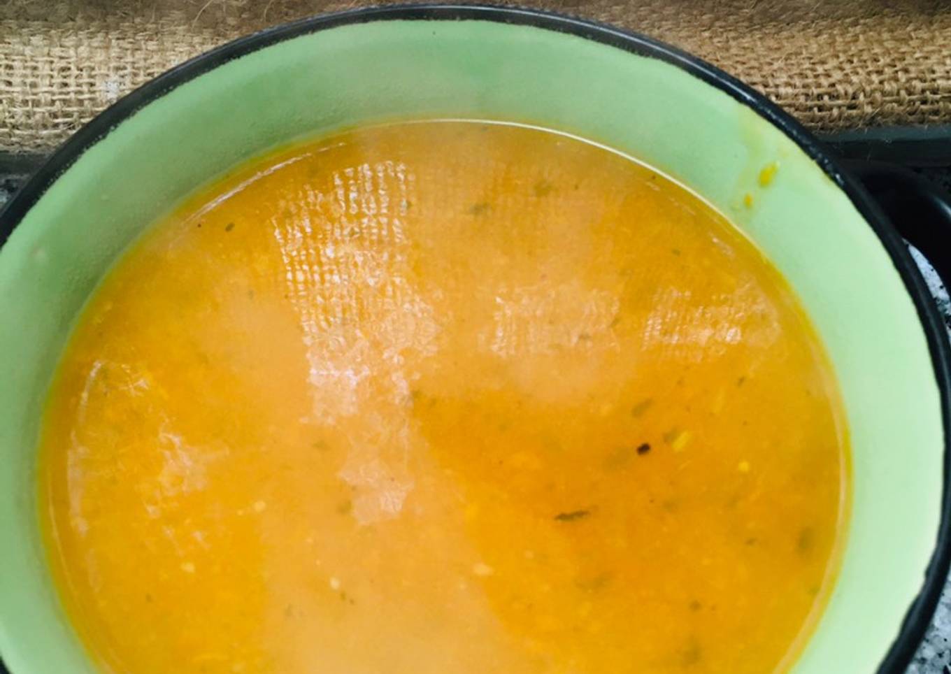 Sopa crema de calabaza light (sin lactosa, sin tacc)