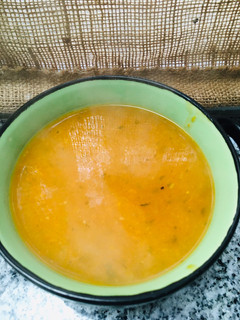 Una foto de Sopa crema de calabaza light (sin lactosa, sin tacc)