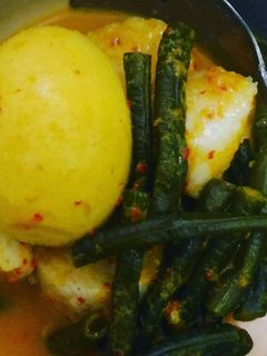 Foto resep Lontong Sayur Padang Gulai Kacang Panjang