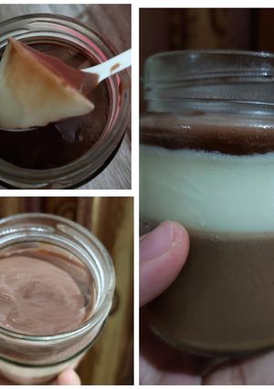 Foto resep Puding Susu Cappucino dan Vanilla Toping Vla Coklat